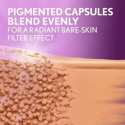 COVERGIRL Simply Ageless Skin Perfector Essence Vegan Foundation 80 Deep 1 fl oz - Imperfect Container - M2G