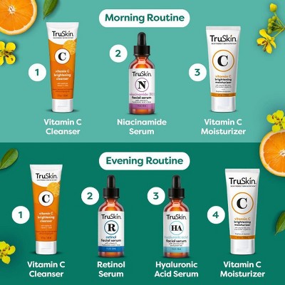 TruSkin Niacinamide Facial Serum with Vitamin E and Hyaluronic Acid 1 fl oz - New - M2G