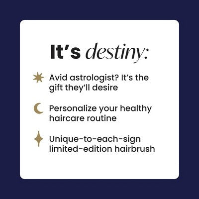 Tangle Teezer Ultimate Detangler Hair Brush Zodiac Cancer, Jun 21-Jul 22 Blue - New - M2G