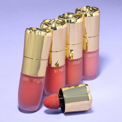 Winky Lux Cheeky Rose Liquid Blush Lovely 0.21oz - Imperfect Box - M2G