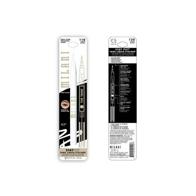 Milani Stay Put Tank Liquid Eyeliner White 0.019 fl oz - Imperfect Box - M2G
