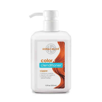 Keracolor Color + Clenditioner Temporary Hair Color Copper 12 fl oz - Imperfect Container - M2G