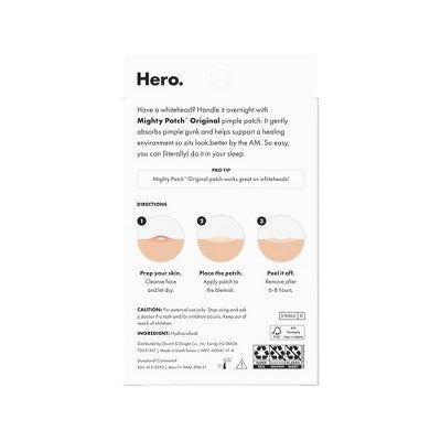 Hero Cosmetics Mighty Patch Original 72ct - Missing Box - M2G