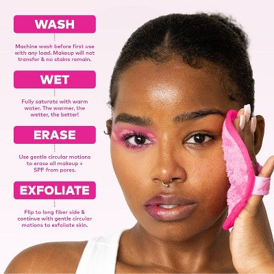 MakeUp Eraser Wifey Head Band/Wrist Guard/Wipe 3ct - New - M2G