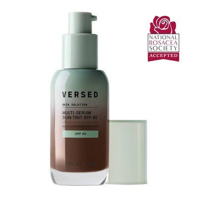 Versed Skin Solution Multi-Serum Skin Tint Foundation SPF 40 14C 1 fl oz - Imperfect Container - M2G