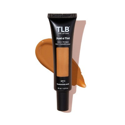The Lip Bar Just a Tint 3-in-1 Tinted Skin Conditioner with SPF 11 Caramel Delight 1 fl oz - Imperfect Box - M2G