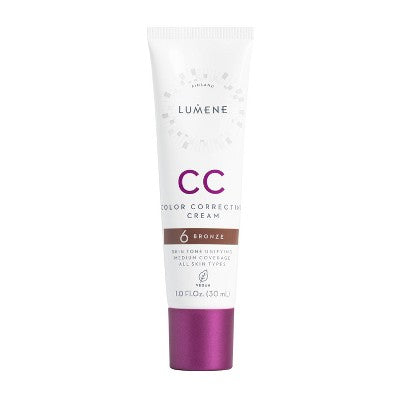 Lumene CC Color Correcting Cream 6 Bronze 1 fl oz - New - M2G
