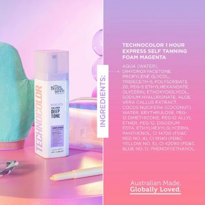 Bondi Sands Technocolor 1 Hour Express Self Tanning Foam Magenta 6.76 fl oz - New - M2G