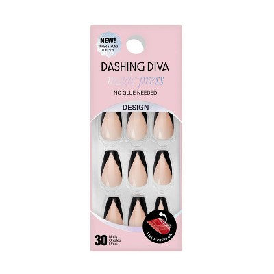 Dashing Diva Magic Press Fake Nails After Hours 30ct - New - M2G