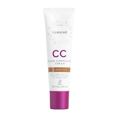 Lumene CC Color Correcting Cream 5 Deep Tan 1 fl oz - New - M2G