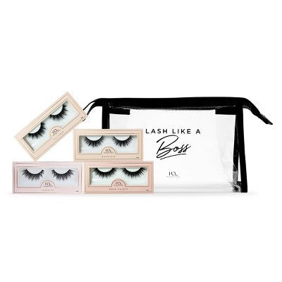 House of Lashes Full Volume 100% Cruelty-Free Faux Mink Fibers False Eyelashes Kit 5pc - Imperfect Box - M2G