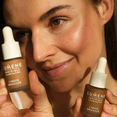 Lumene Invisible Illumination Liquid Bronzer Deep Glow 0.5 fl oz - New - M2G