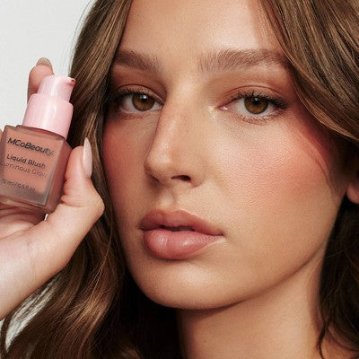 MCoBeauty Liquid Blush Luminous Glow Bella Vita/Dusty Rose 0.5 fl oz - New - M2G
