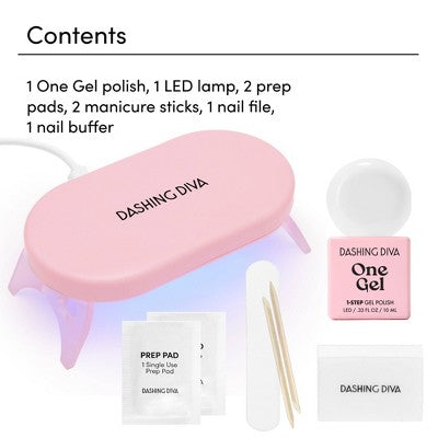 Dashing Diva One Gel Color Nail Polish Starter Kit Daikon 8ct - New - M2G