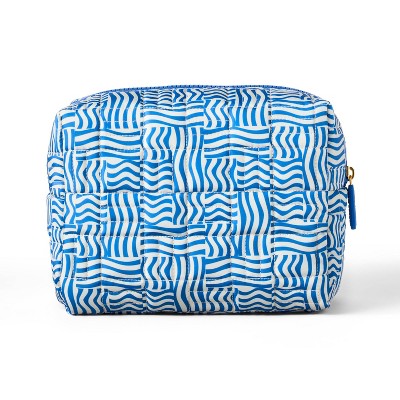 Sonia Kashuk Loaf Travel Makeup Bag Blue Wave - New - M2G