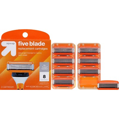 Men's Five Blade FITS Cartridges 8ct up&up - New - M2G