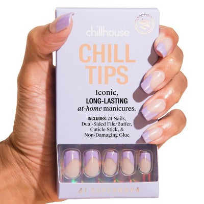 Chillhouse Chill Tips Press-On Fake Nails AI Supernova 24ct - Imperfect Box - M2G