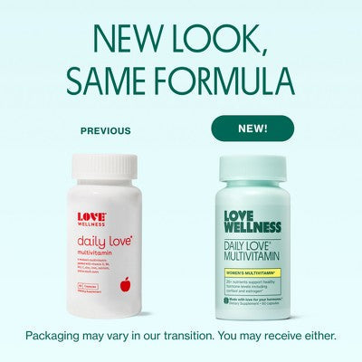 Love Wellness Daily Love Women's Multivitamin 60ct - New - M2G