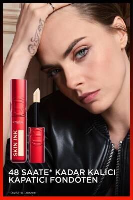 Loreal Paris Skin Ink: Full Coverage Liquid Foundation - Achieve Natural, Flawless Skin with Hyaluronic Acid & Niacinamide, Long Lasting Formula