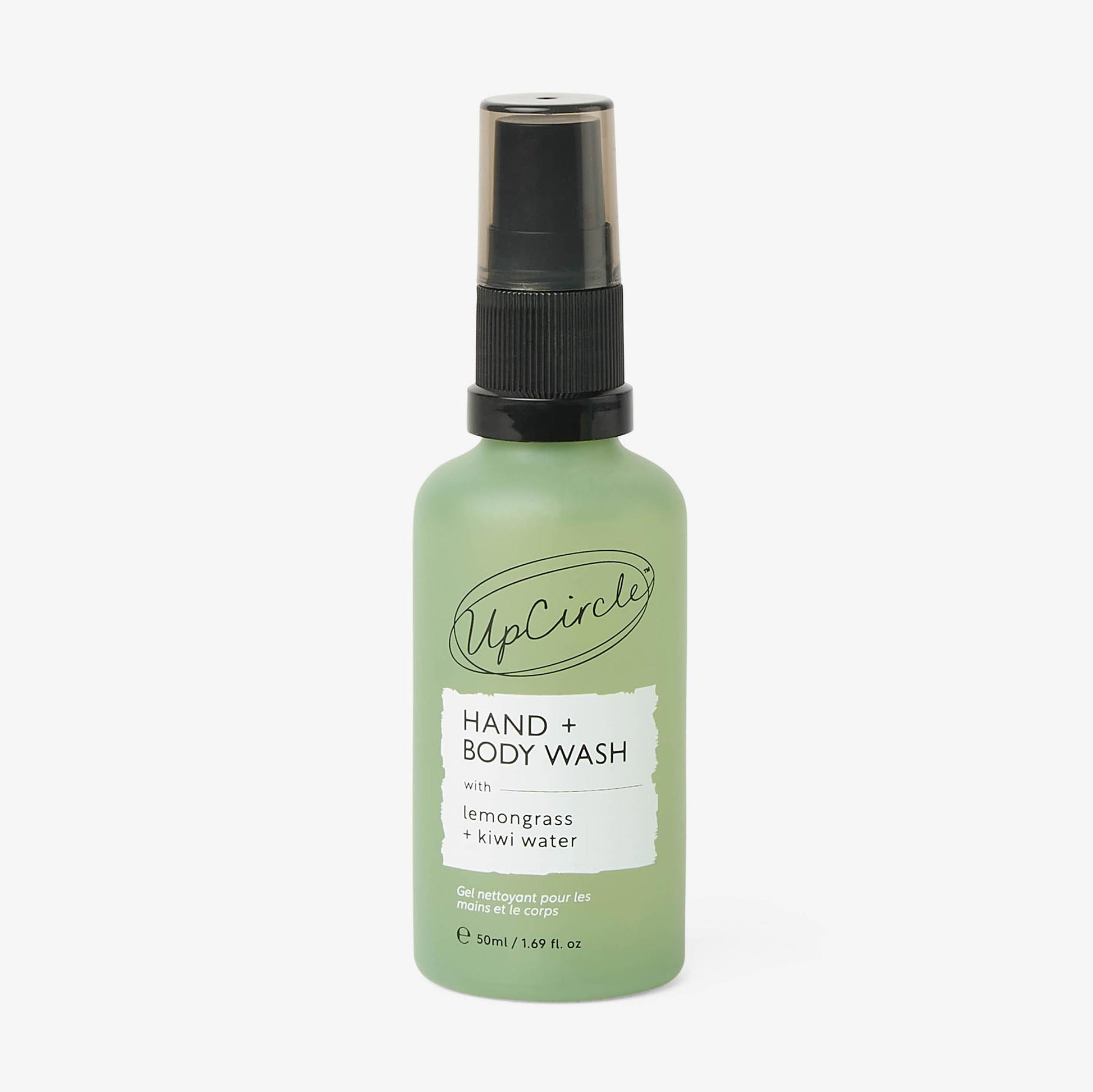 Natural Hand + Body Wash with Lemongrass - Travel Size - M2G