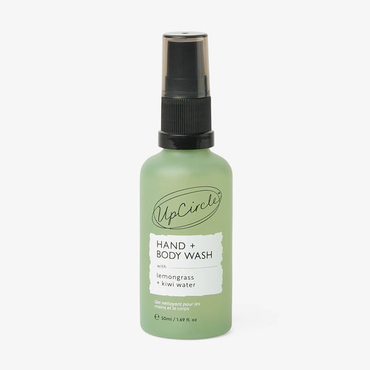 Natural Hand + Body Wash with Lemongrass - Travel Size - M2G