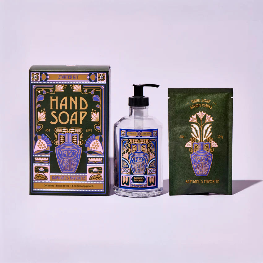 Maison Mascarell Hand Soap Starter Kit Dispenser & Soap Refill - Imperfect Container - M2G