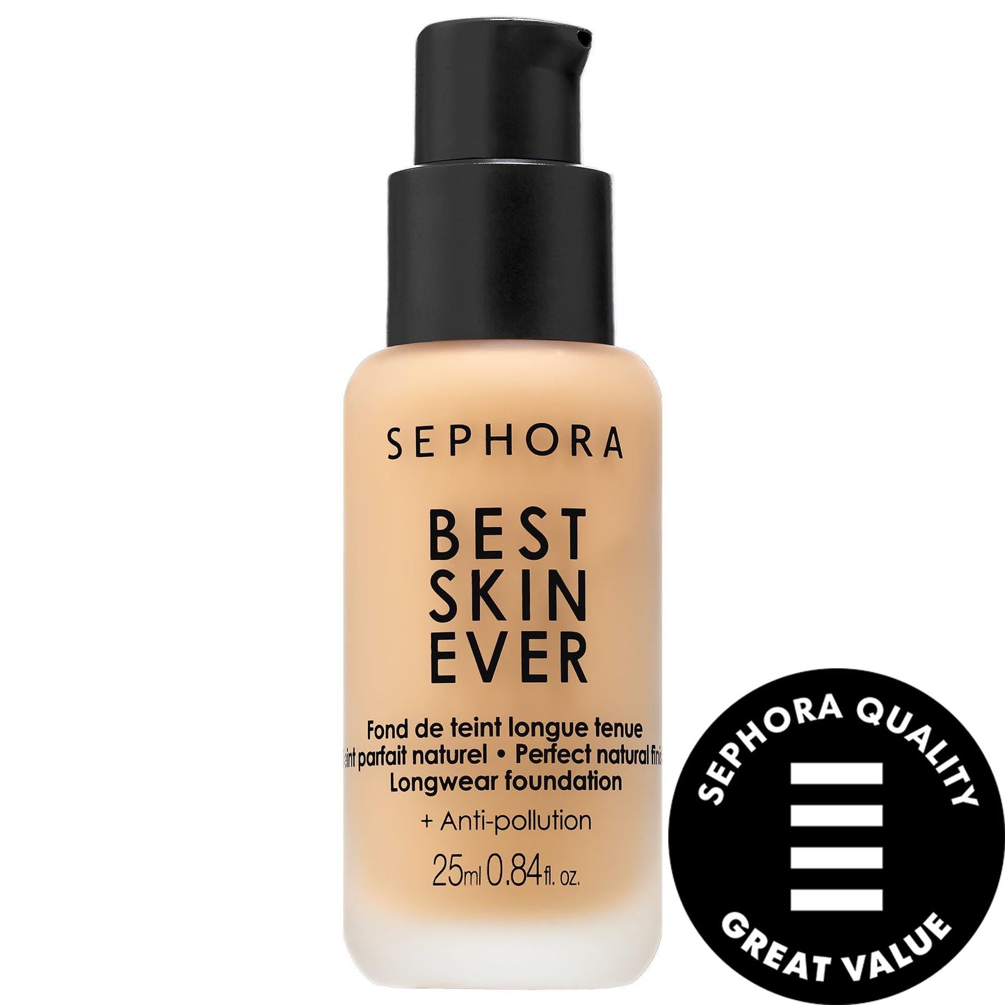 Best Skin Ever Liquid Foundation - Natural Finish, 12-Hour Hydration & Anti-Pollution Formula