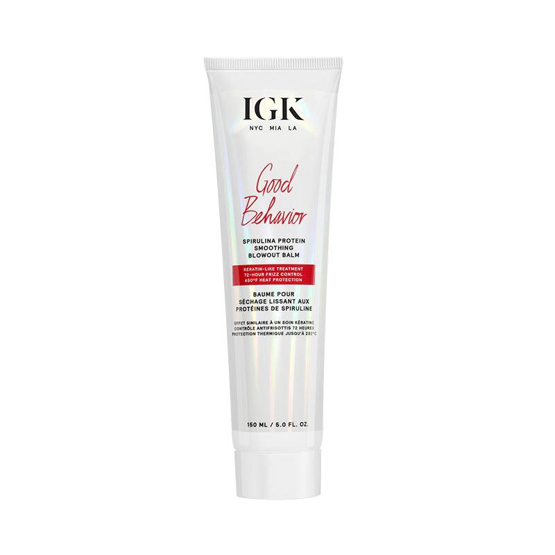 IGK GOOD BEHAVIOR Protein Smoothing Blowout Balm 5oz - M2G