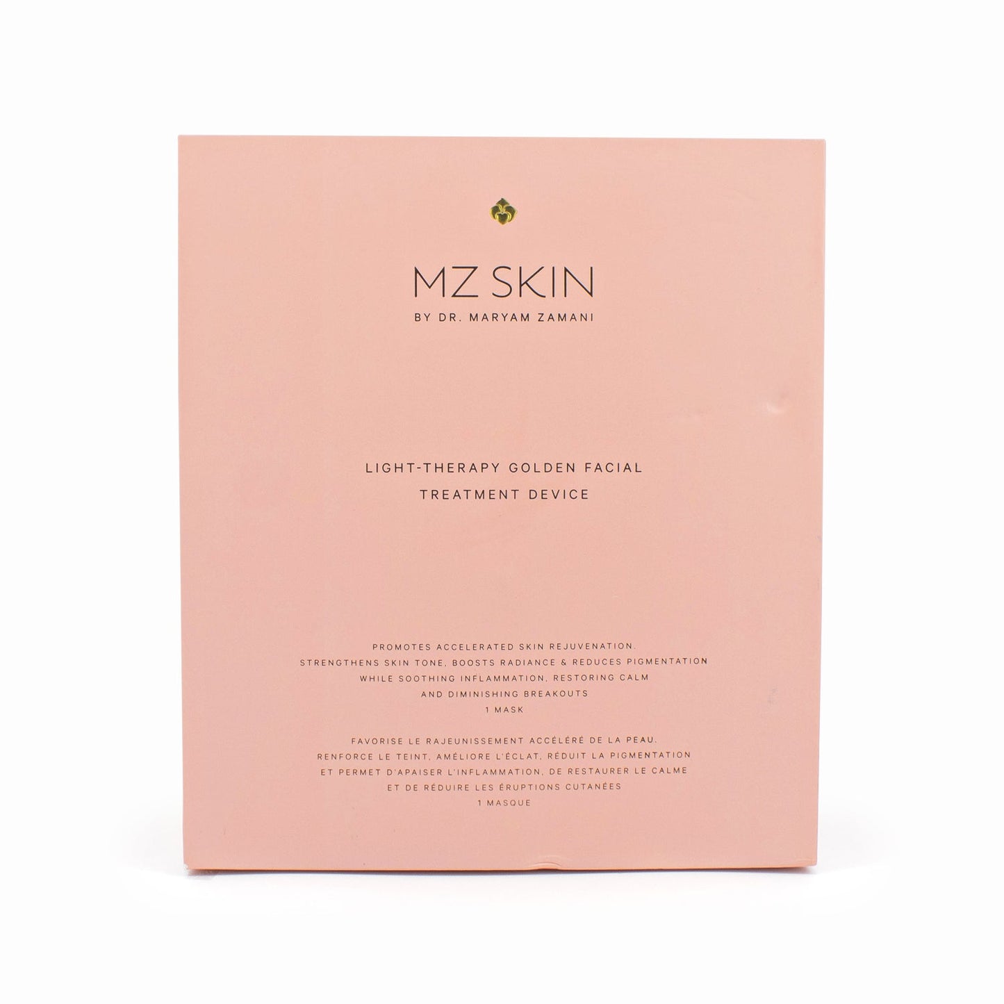 MZ SKIN Light-Therapy Golden Facial Treatment Device - Imperfect Box - M2G