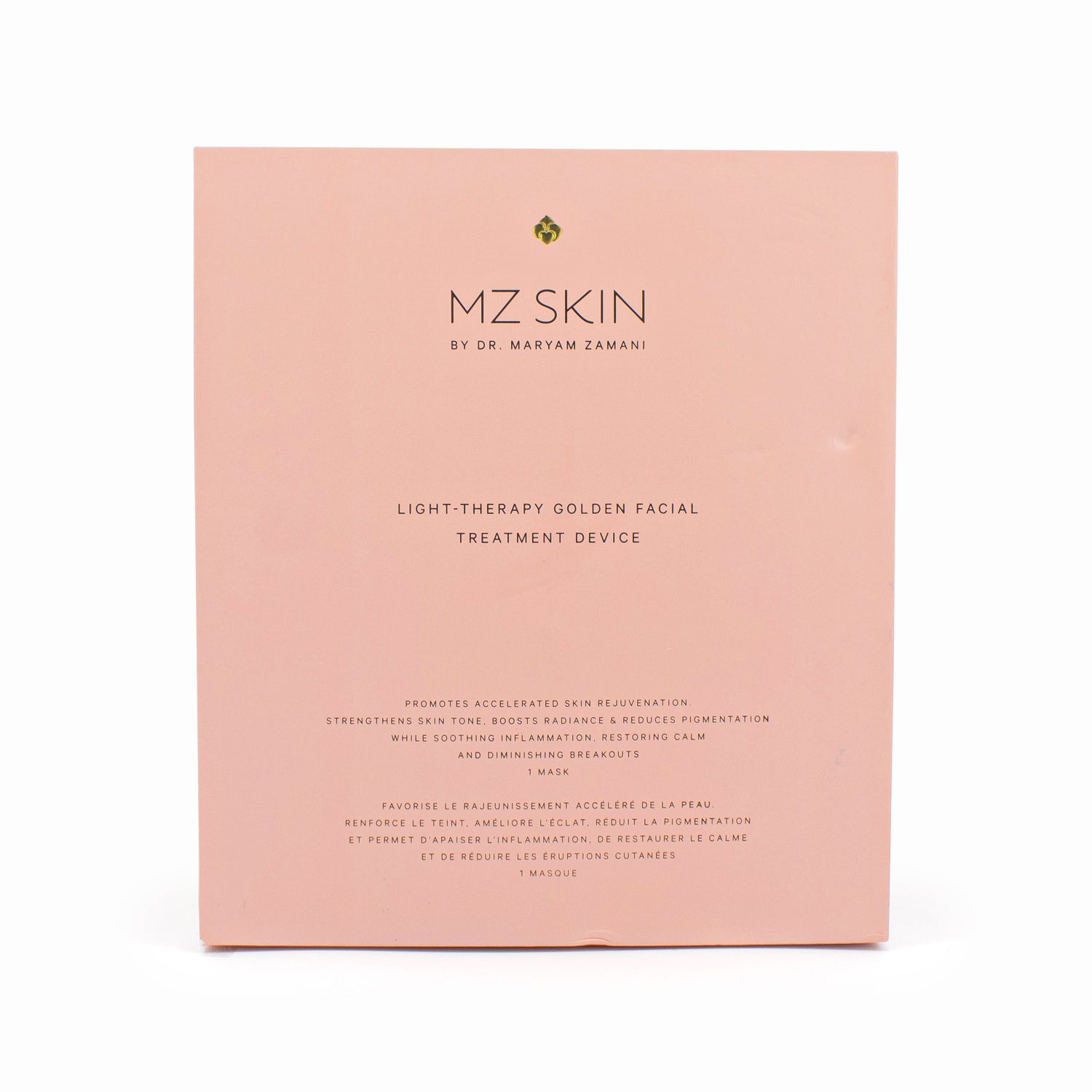 MZ SKIN Light-Therapy Golden Facial Treatment Device - Renewed - M2G