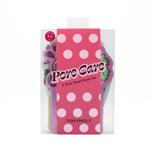 TONYMOLY Pore Care 5 Pack Sheet Mask Set - New - M2G