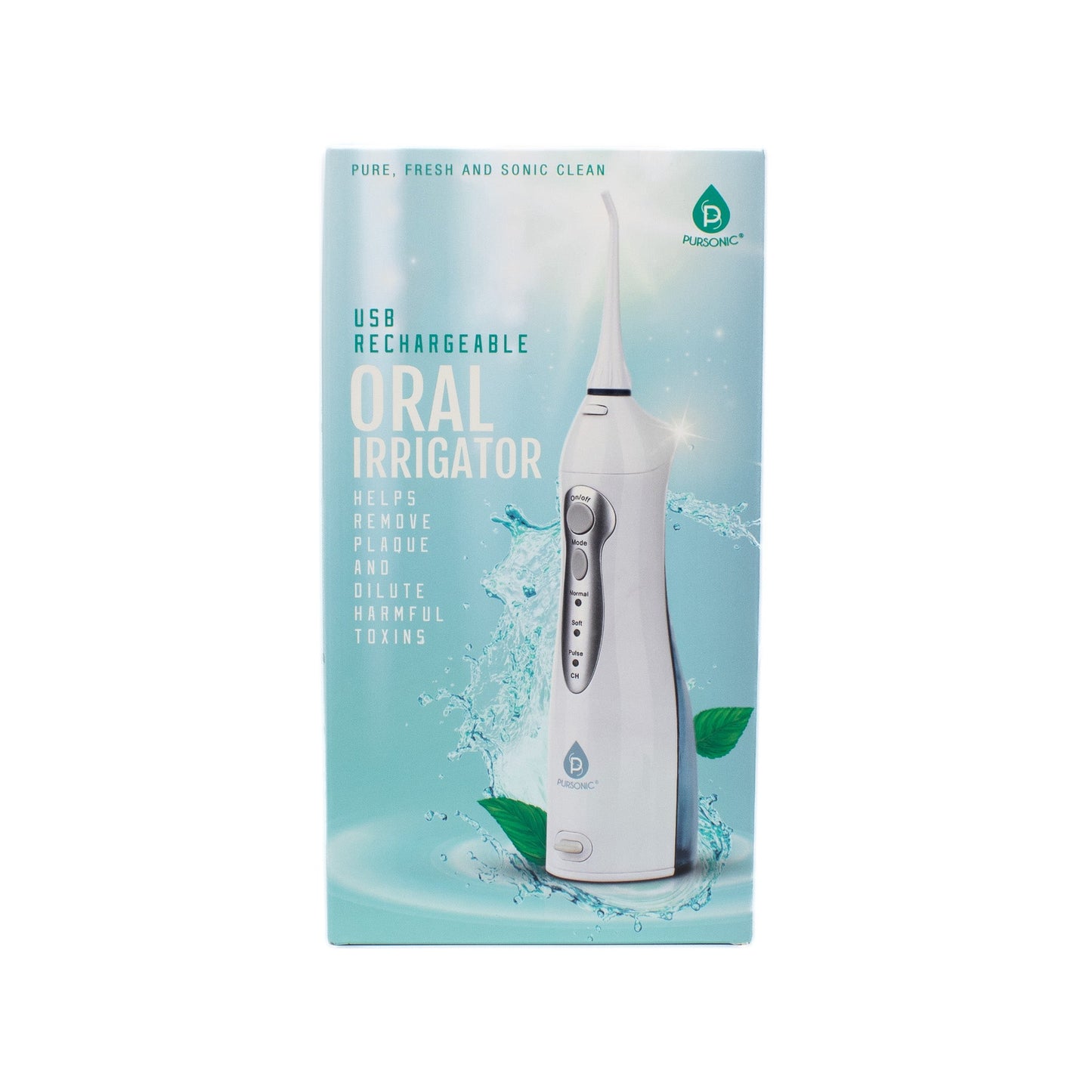 Pursonic USB Rechargeable Oral Irrigator & Water Flossing Device - New - M2G