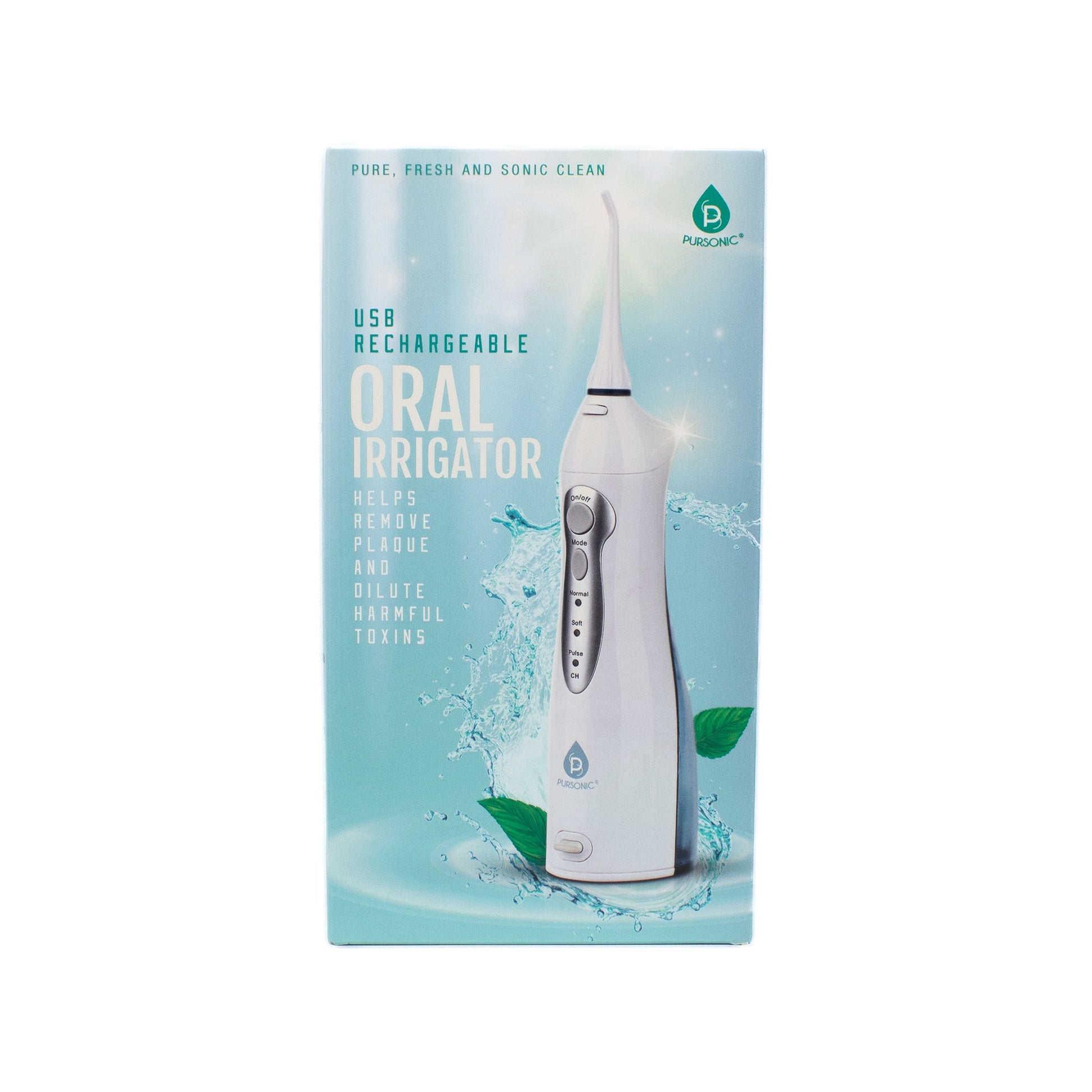 Pursonic USB Rechargeable Oral Irrigator & Water Flossing Device - New - M2G