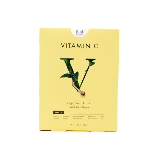 Rael Beauty Vitamin C Facial Sheet Mask 5ct - New - M2G