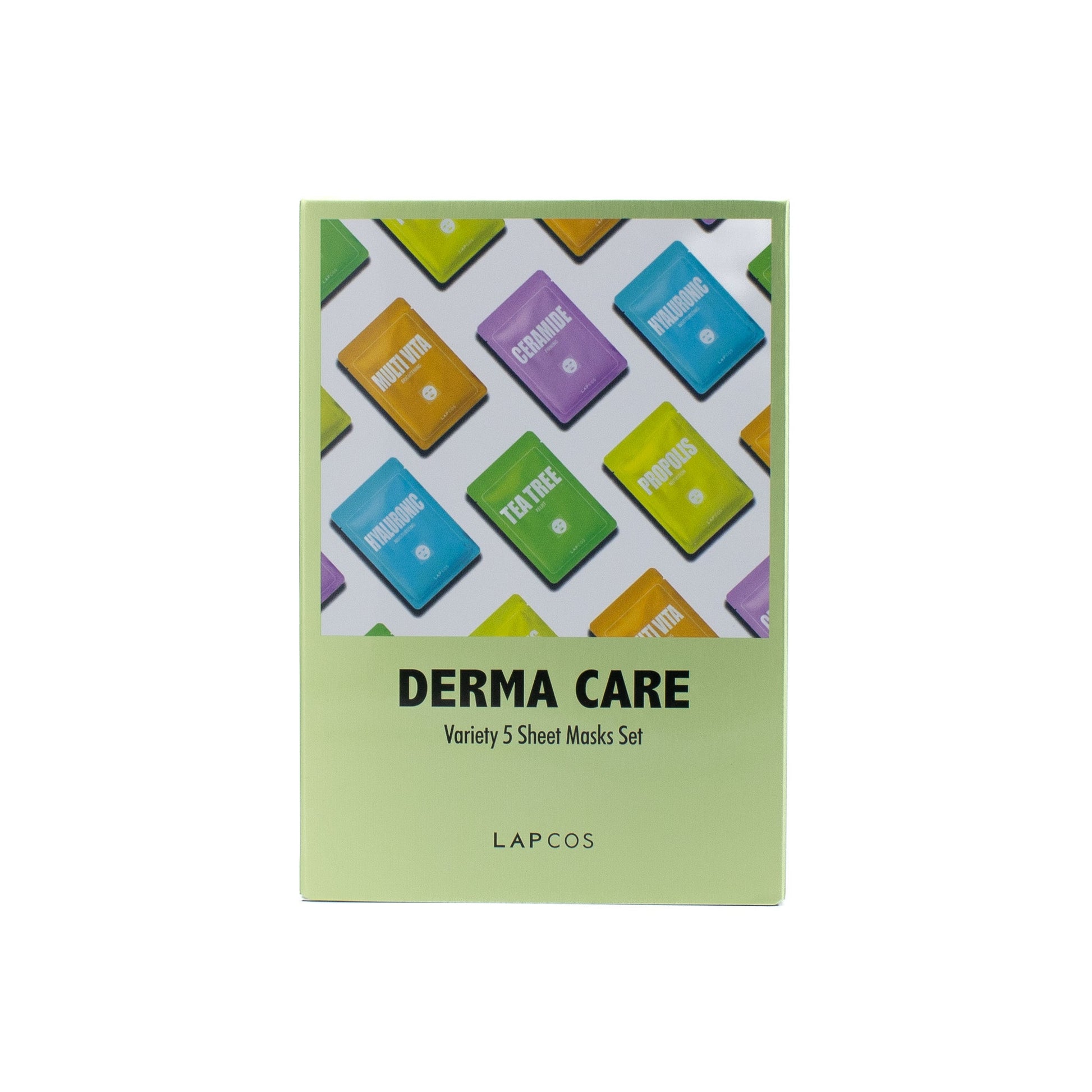 LAPCOS Derma Care 5 Sheet Masks Set - New - M2G