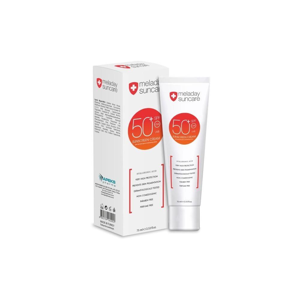 Meladay Suncare SPF50+ Sunscreen Cream for Sensitive Skin - Moisturizing UVA & UVB Protection