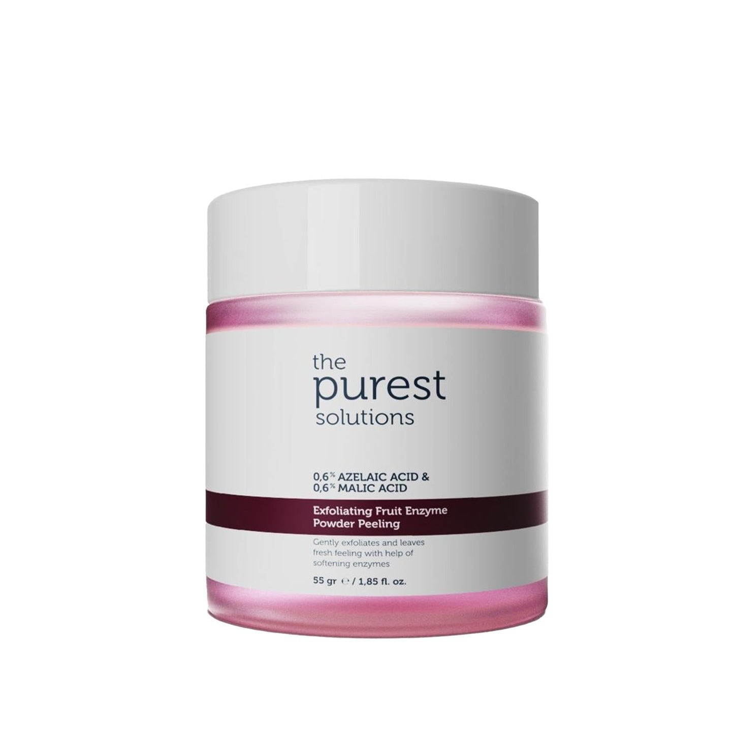 The Purest Solutions Fruit Enzyme Powder Exfoliator & Toz Peeling 55 g - Natural Skincare for Gentle Exfoliation