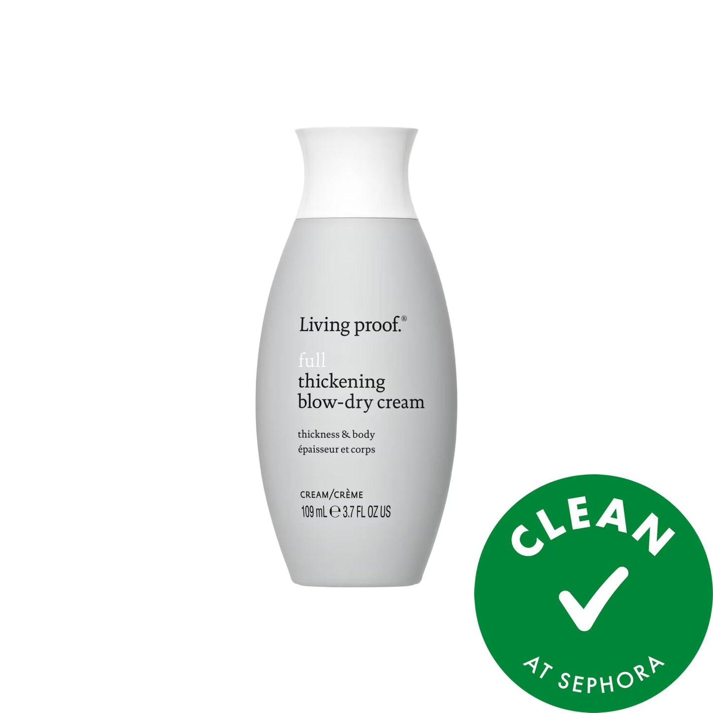 Moroccanoil Full Thickening Blow-Dry Cream - Heat Protection Styling Cream for Thicker Hair, Vegan & Cruelty-Free