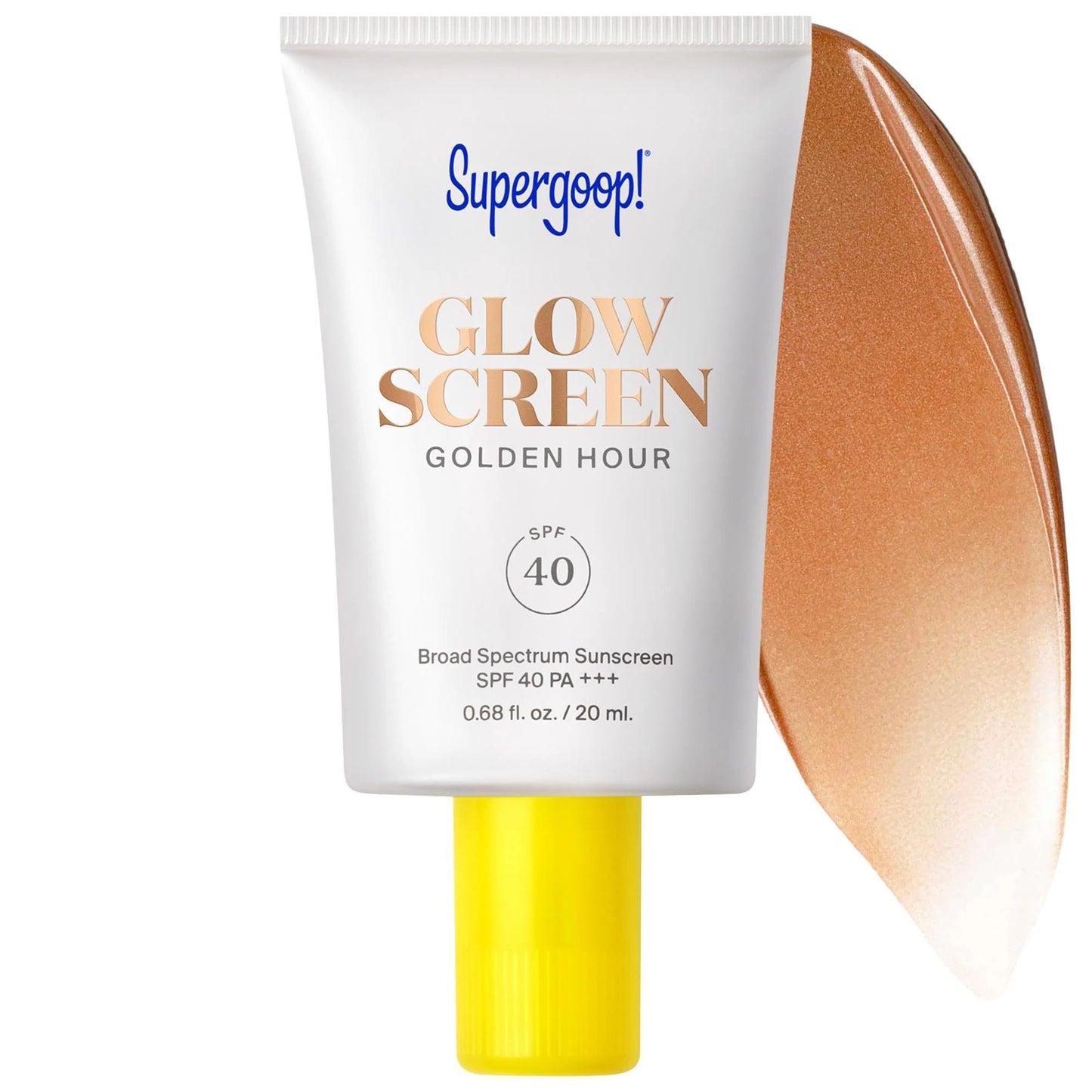 Mini Glowscreen Tinted Sunscreen SPF 40 with Hyaluronic Acid + Niacinamide - Hydrating Primer for Radiant Finish