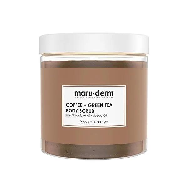 Maruderm Coffee & Green Tea Body Scrub - Exfoliating & Nourishing 8.45 fl oz