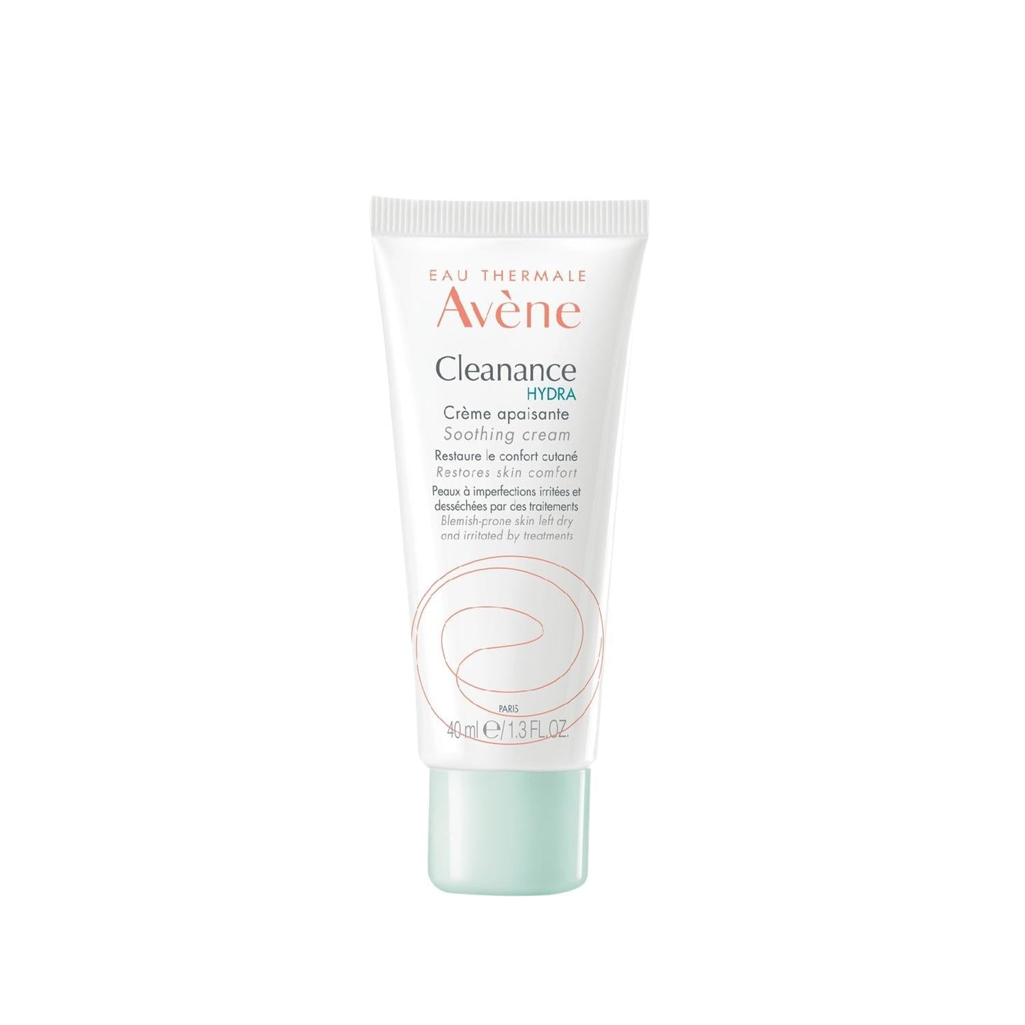 Avene Cleanance Hydra Moisturizing Cream for Dry & Damaged Skin - 40ml Compact Size, Hydrating & Gentle