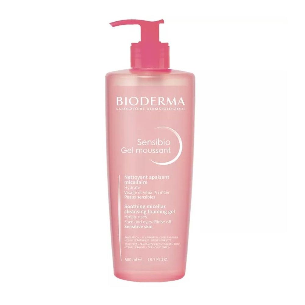 Bioderma Sensibio Foaming Gel Cleanser for Sensitive Skin - 16.91 fl oz, Fragrance-Free, Dermatologically Tested