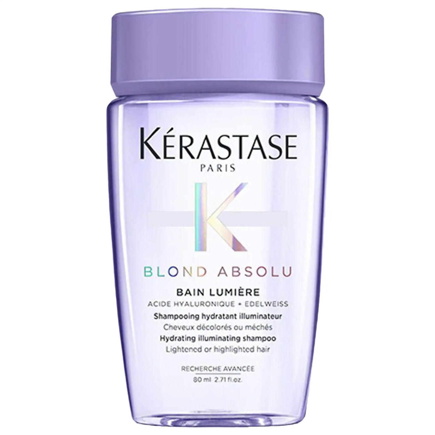 Kerastase Mini Blond Absolu Hydrating Illuminating Shampoo - Daily Hydration for Blonde Hair, Color Safe, Hyaluronic Acid