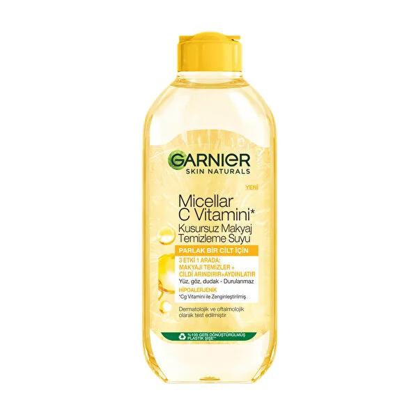 Garnier Vitamin C Enriched Micellar Water for Makeup Removal - 400ml Gentle Skincare