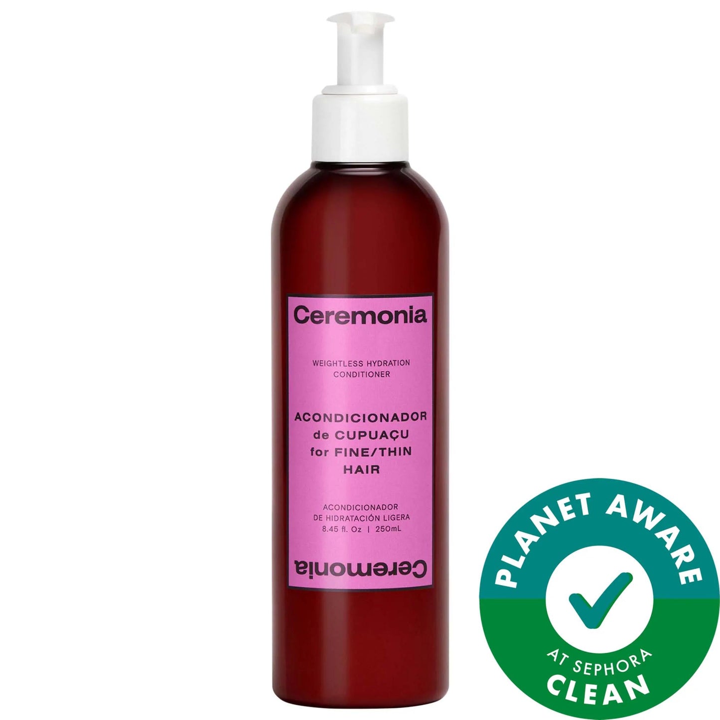 Ceremonia Weightless Hydration Conditioner for Fine/Thin Hair - Silicone-Free, Vegan, Hydrating Conditioner for Fine Hair