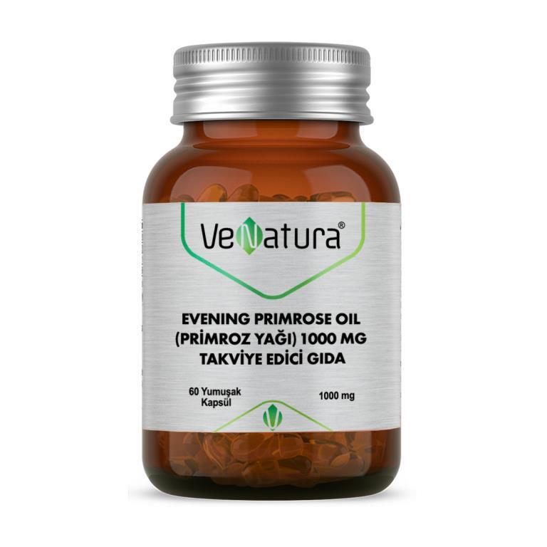Venatura Evening Primrose Oil - 1000mg | 60 Softgels