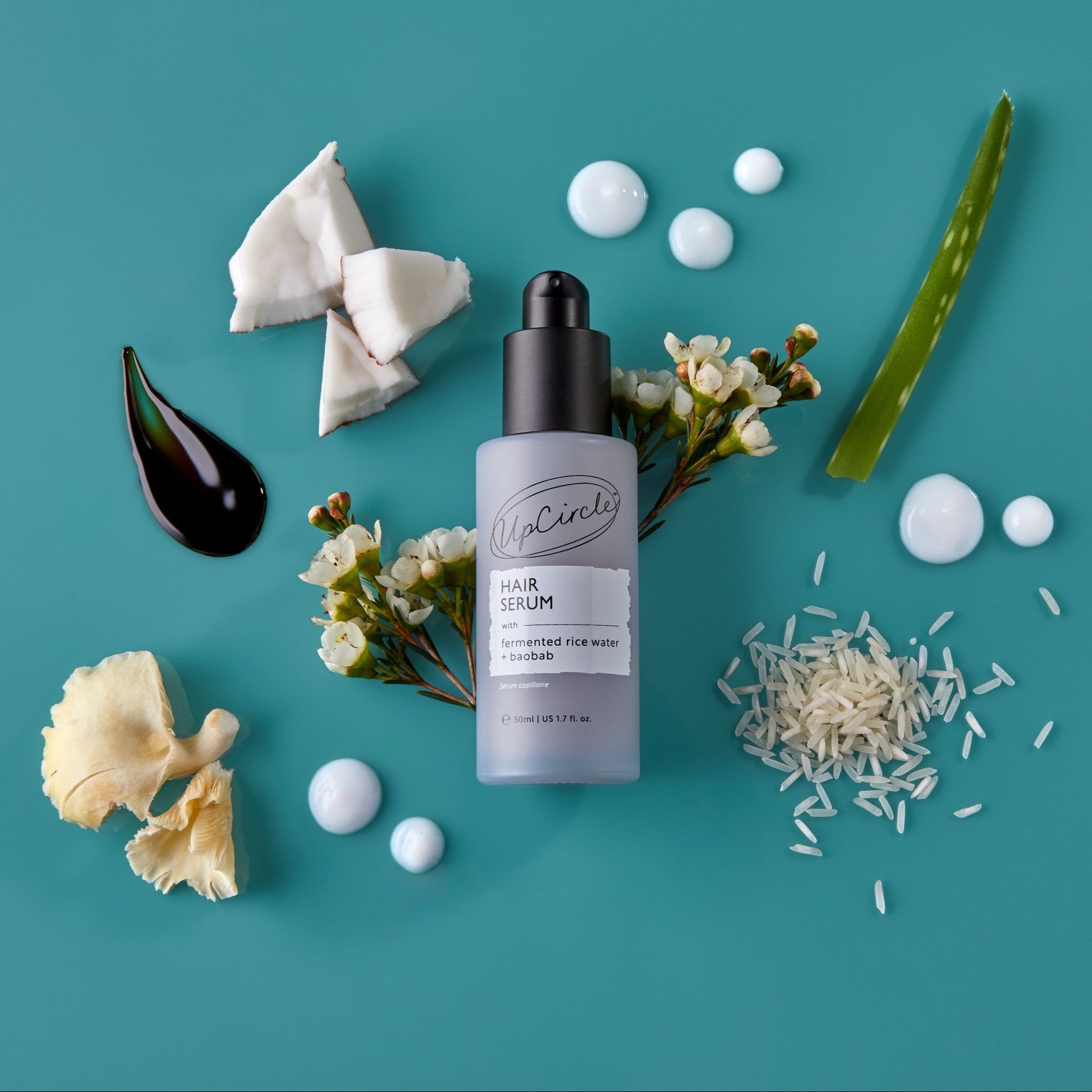Hair Serum with Fermented Rice Water + Baobab - M2G