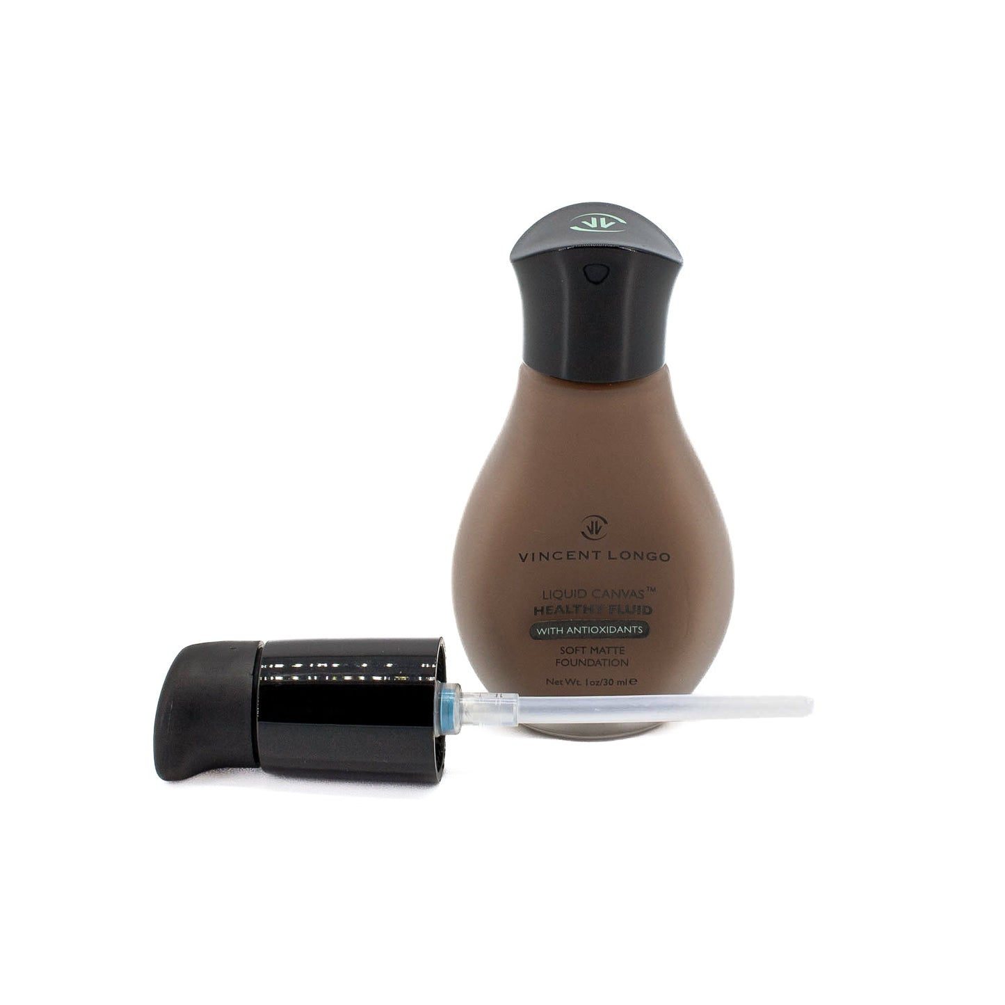 Liquid Canvas Healthy Fluid Sheer Matte Foundation TOPAZ #12 1oz - Imperfect Box - M2G