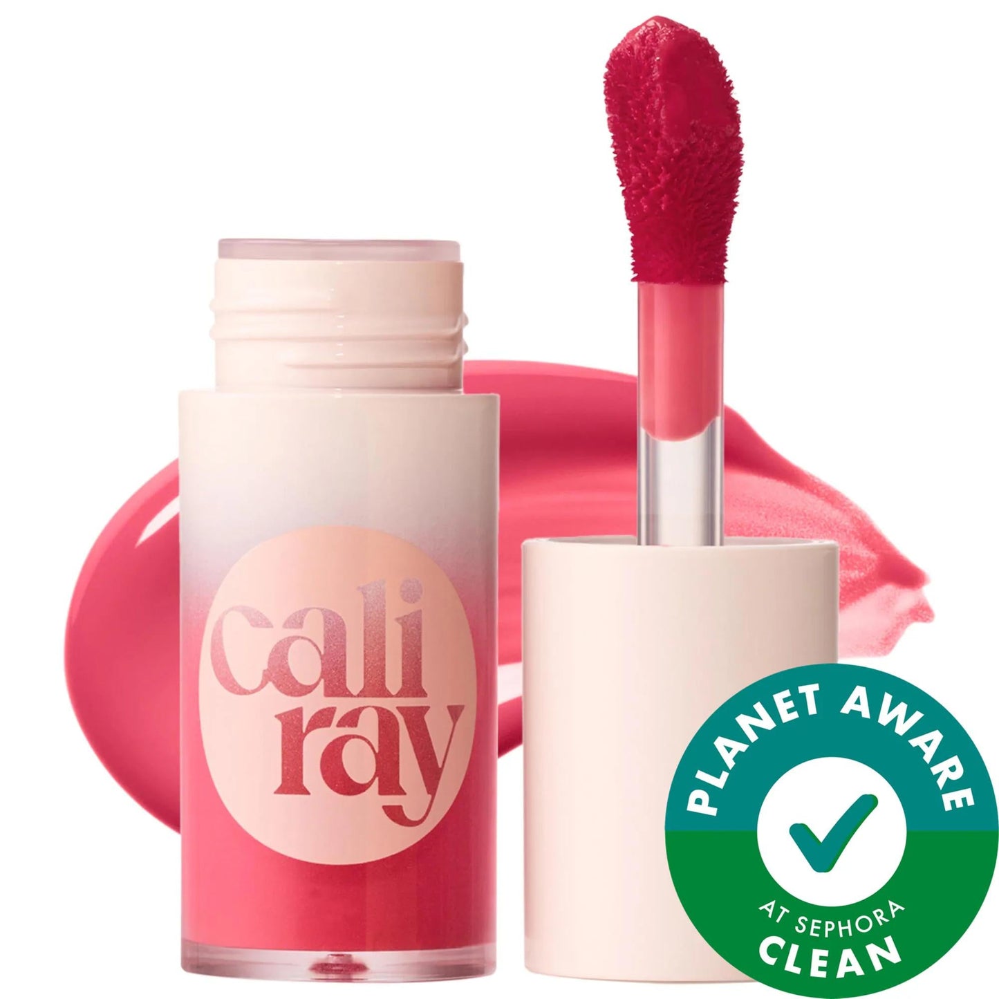 Socal Superbloom Clean Beauty Lip and Cheek Dewy Gloss + Blush Tint - Vegan, Gluten-Free, Cruelty-Free Makeup with Hyaluronic Acid