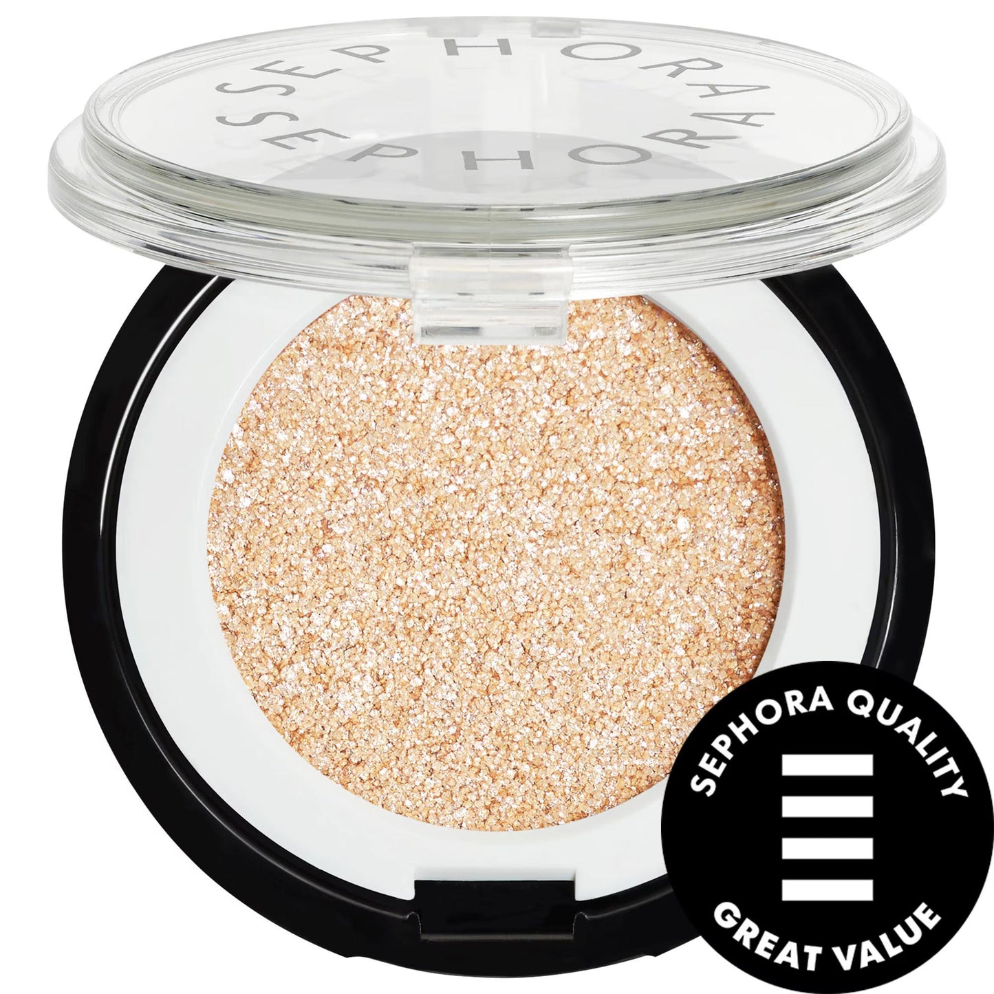 Colorful Eyeshadow: Vegan, Highly Pigmented Matte Shimmer Glitter Eyeshadow, Cruelty-Free & Buildable Coverage - Single Palette for Sensitive Skin
